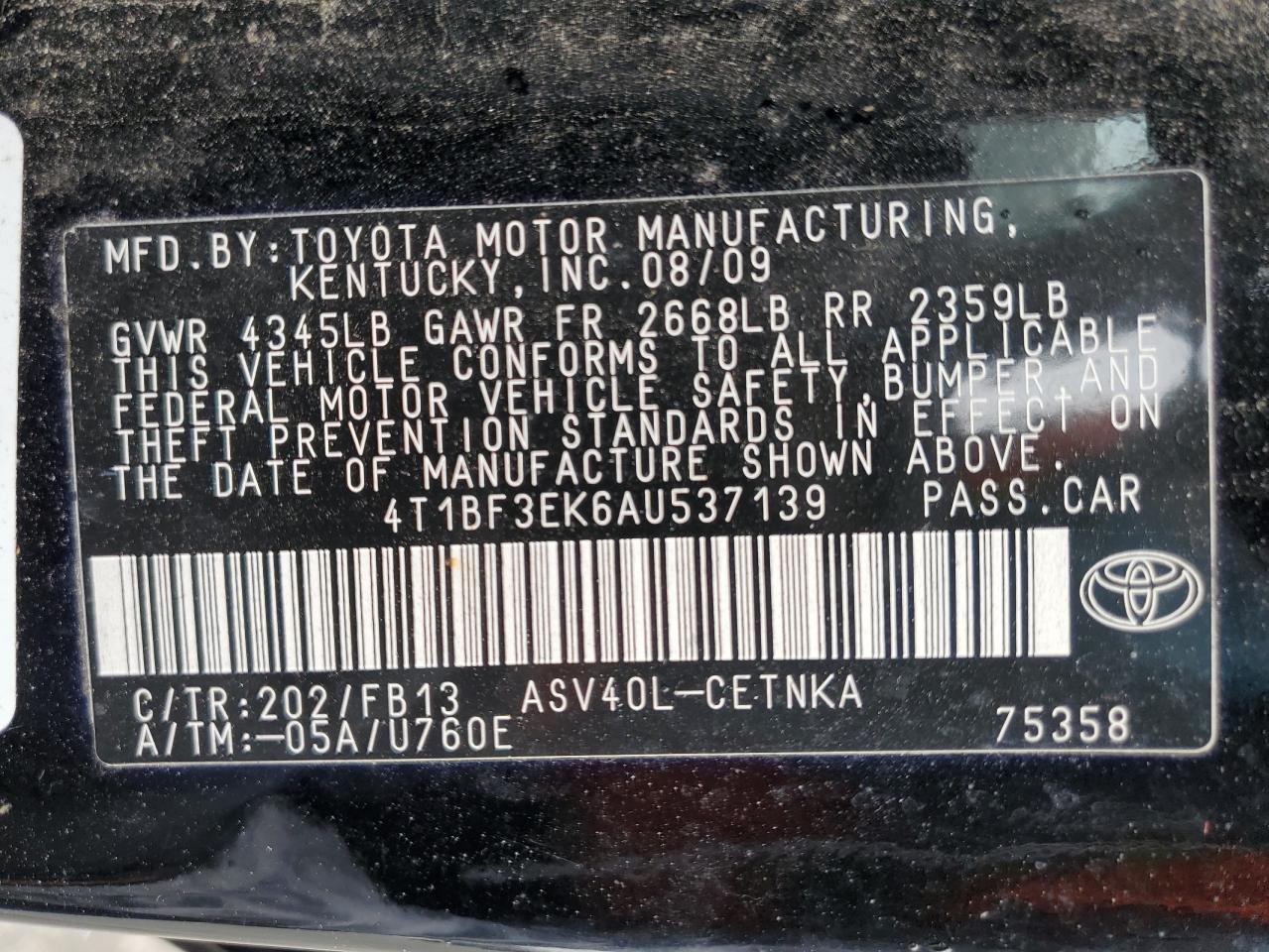 2010 Toyota Camry - Image 15