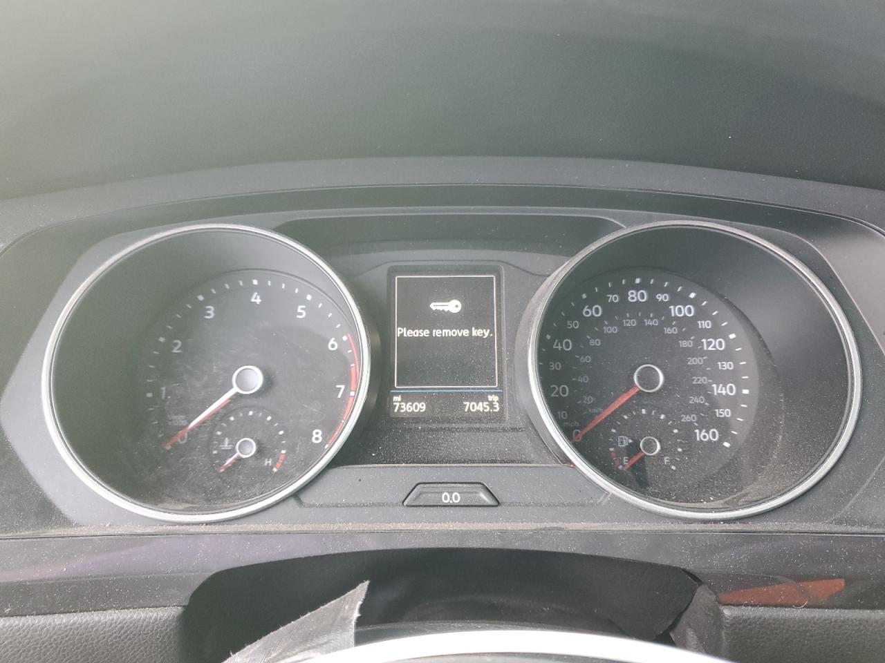 2019 Volkswagen Tiguan S VIN: 3VV0B7AX1KM186423 Lot: 48183965