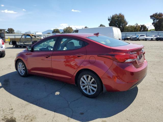  HYUNDAI ELANTRA 2016 Red