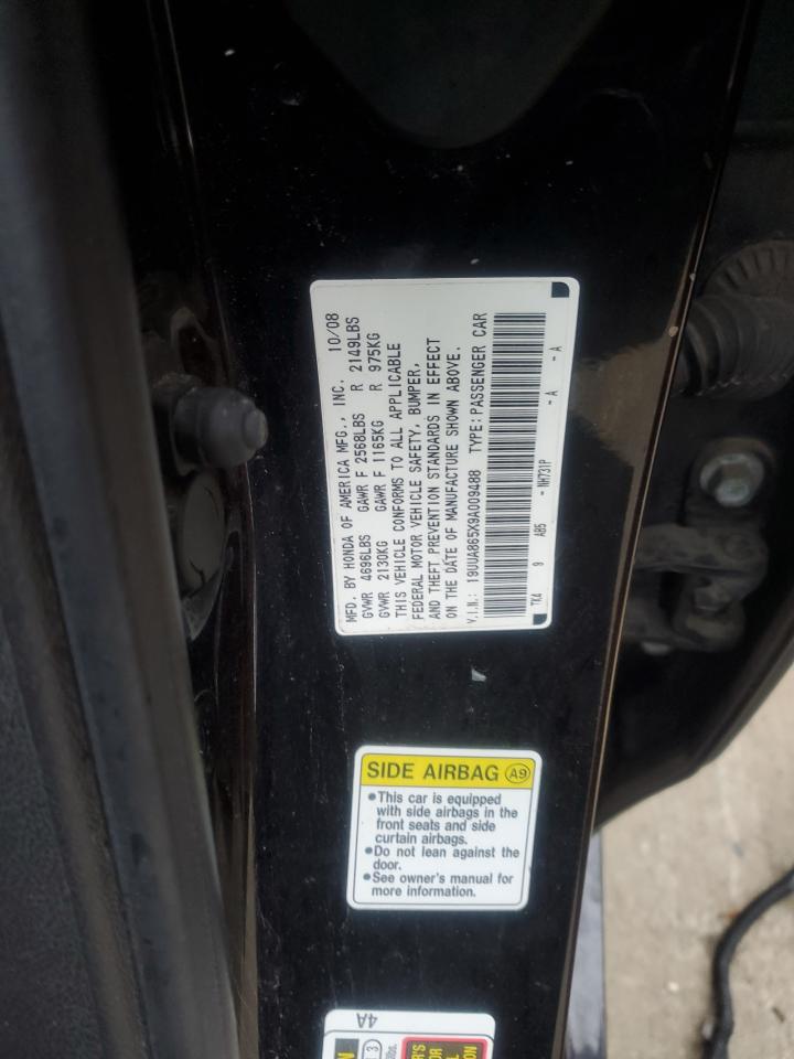 2009 Acura Tl VIN: 19UUA865X9A009488 Lot: 48022775