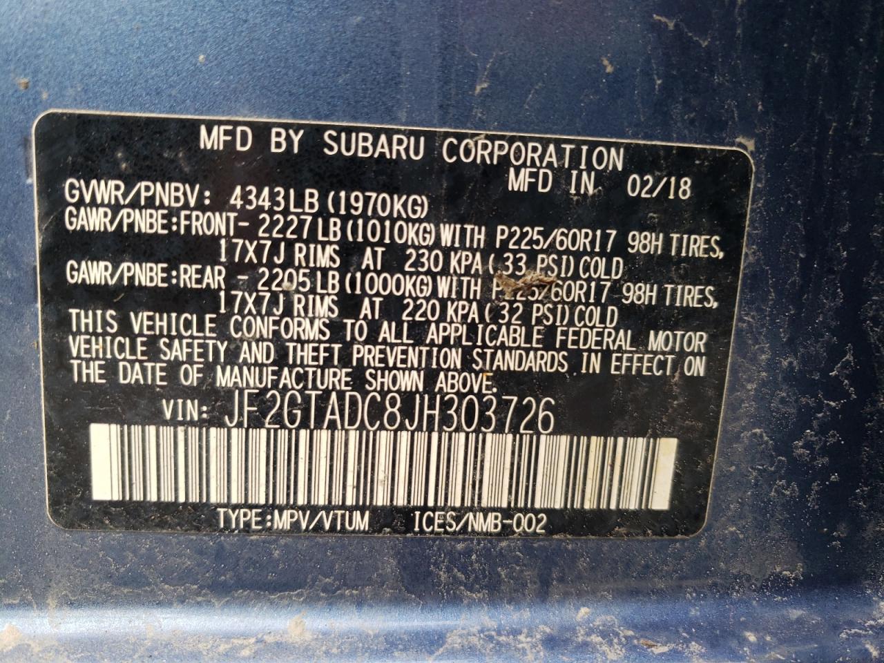 2018 Subaru XV - Image 13