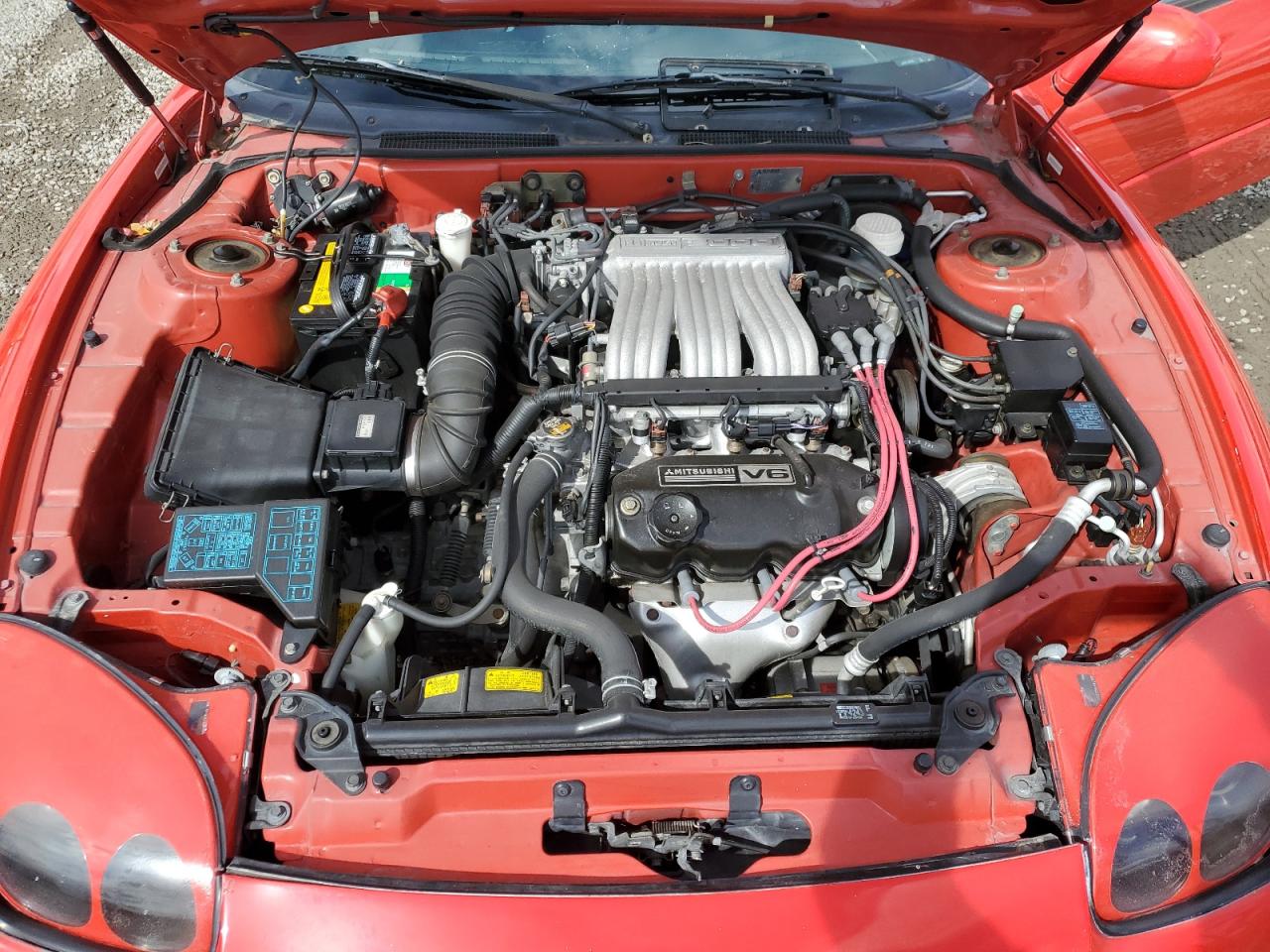 VIN: JA3AM44H4VY003619 Auction: COPART Lot: 48215425 Location: CA - SAN DIEGO VIN: JA3AM44H4VY003619 MITSUBISHI 3000GT 1997 RED Photo 11