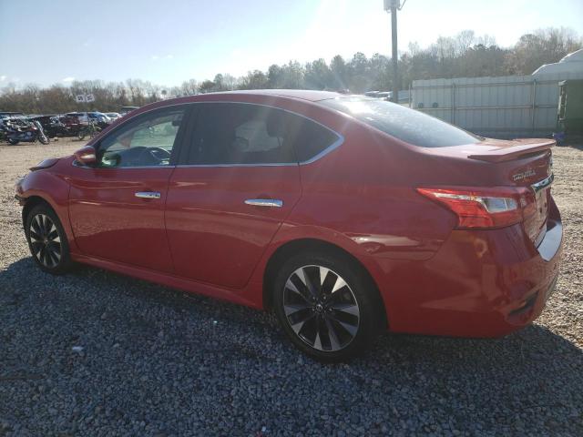  NISSAN SENTRA 2017 Czerwony