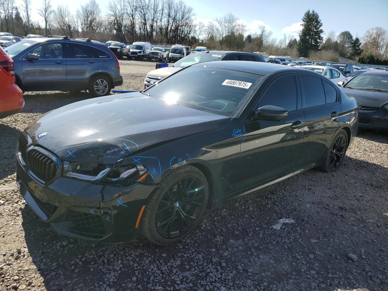2021 Bmw 540 Xi de vânzare în Portland, OR - Side