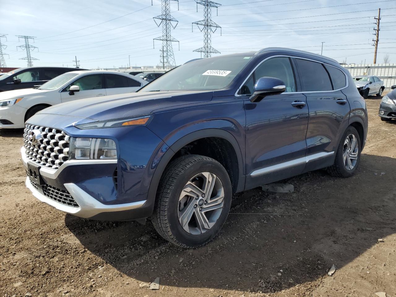2021 Hyundai Santa Fe Sel продається в Elgin, IL - Side