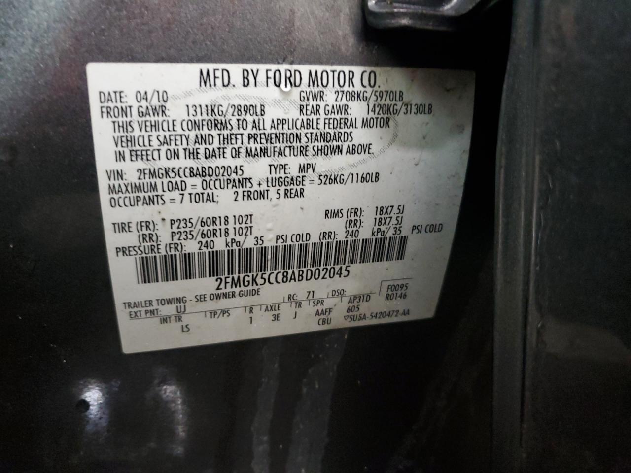 2010 Ford Flex - Image 13