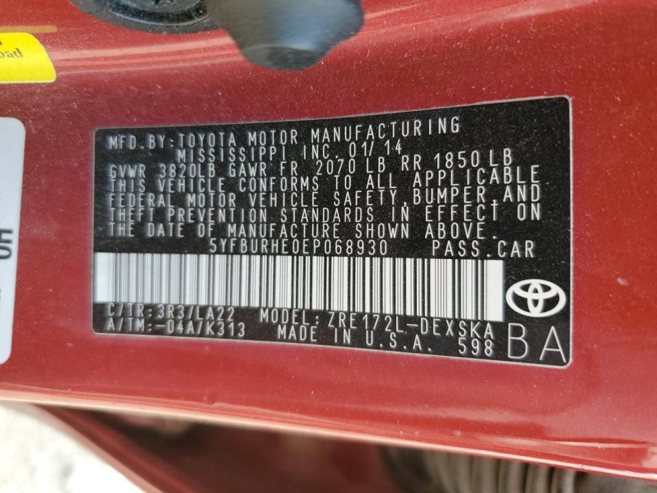 2014 Toyota Corolla - Image 12