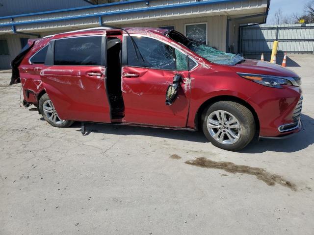  TOYOTA SIENNA 2024 Czerwony