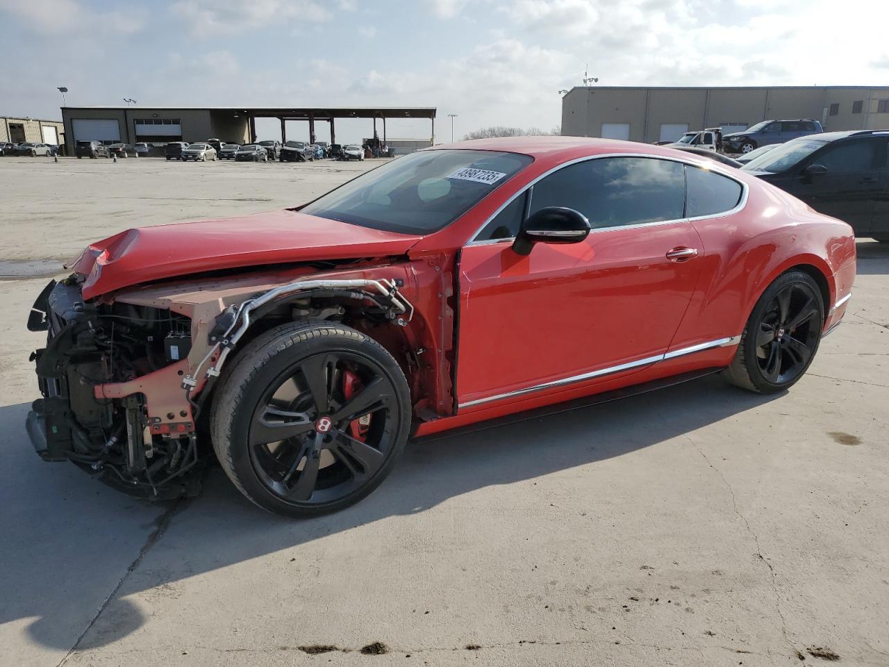 2016 Bentley Continental Gt V8 S за продажба в Wilmer, TX - Front End