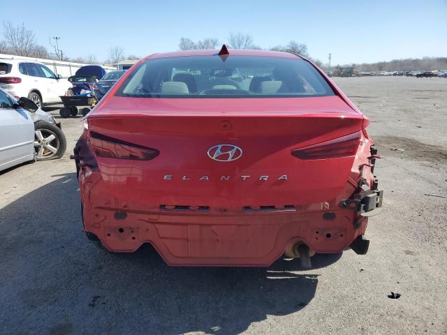  HYUNDAI ELANTRA 2020 Red