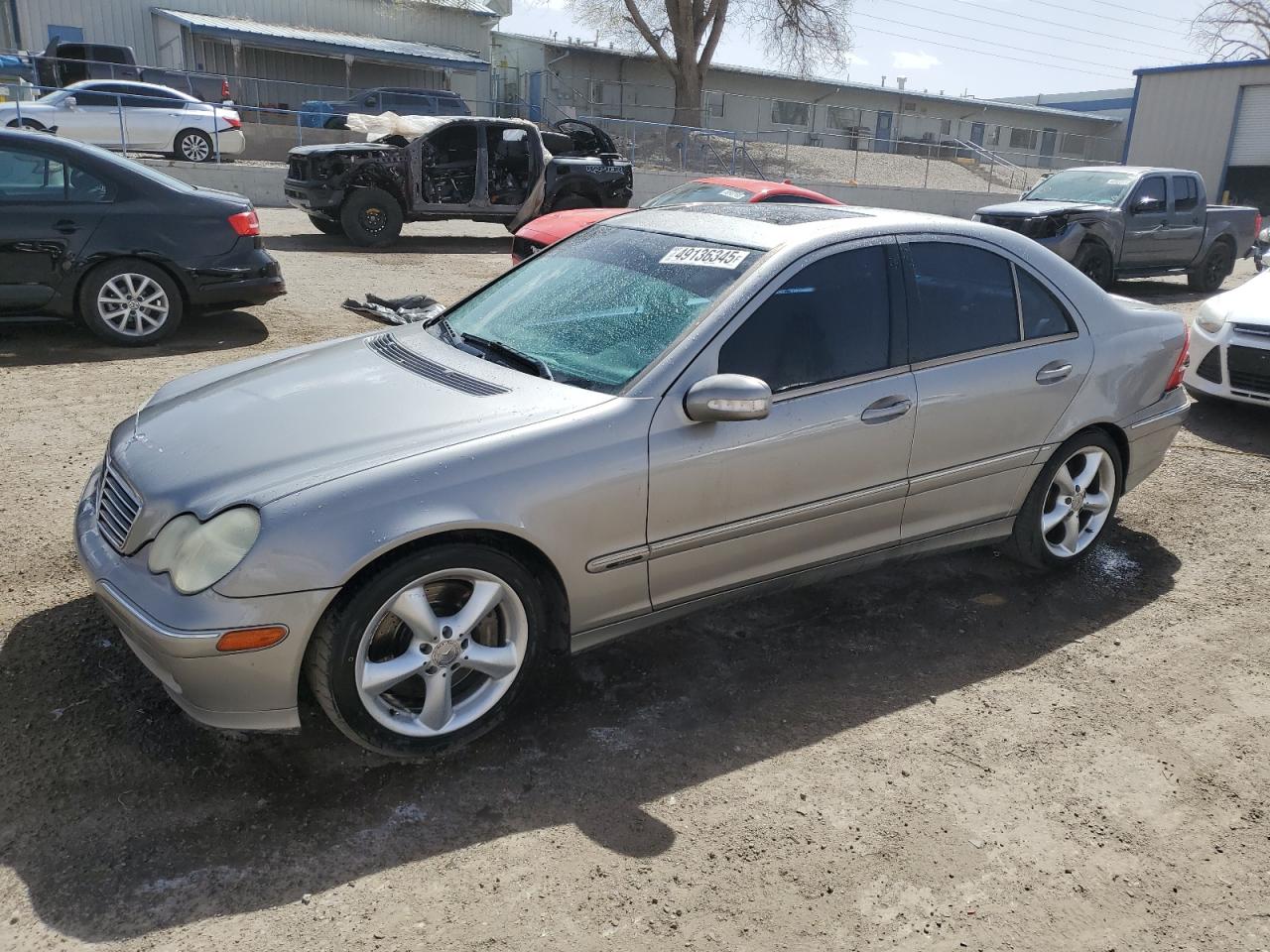 2004 Mercedes-Benz C 230K Sport Sedan на продаже в Albuquerque, NM - Rear End