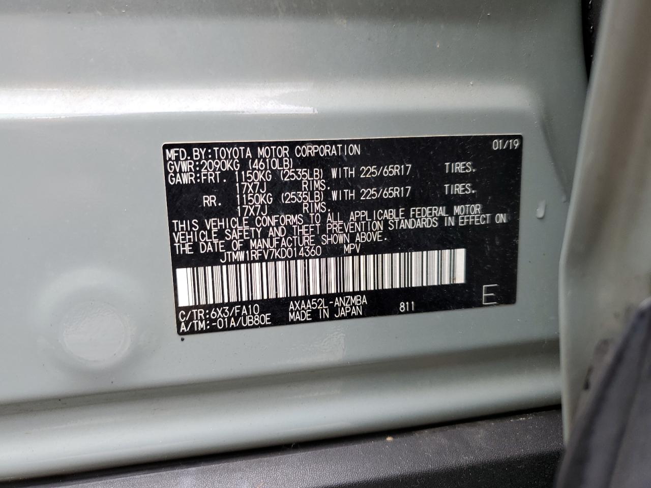 2019 Toyota RAV 4 - Image 13