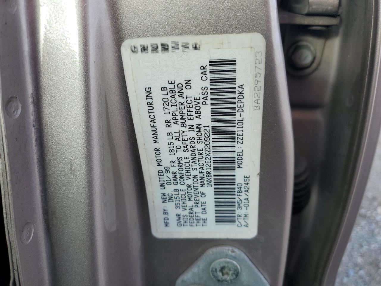 1999 Toyota Corolla - Image 12