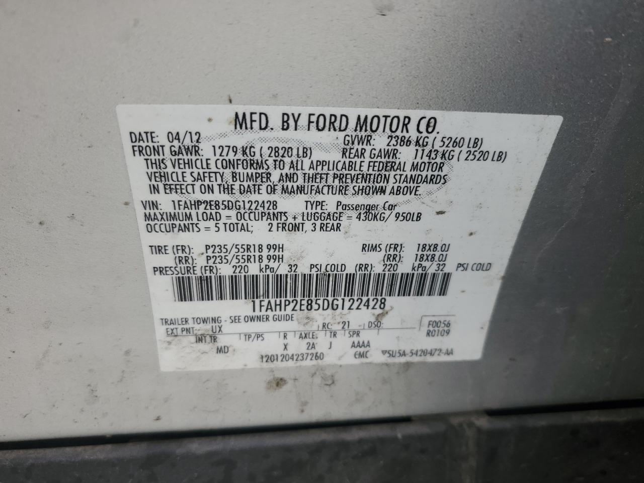 2013 Ford Taurus - Image 12