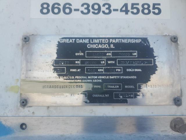 2008 GREAT DANE 28 DRY VAN TRAILER