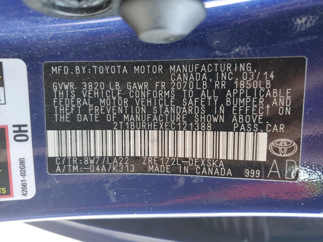 2014 Toyota Corolla - Image 15