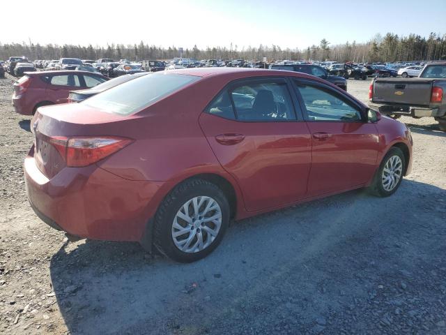 Sedans TOYOTA COROLLA 2017 Red
