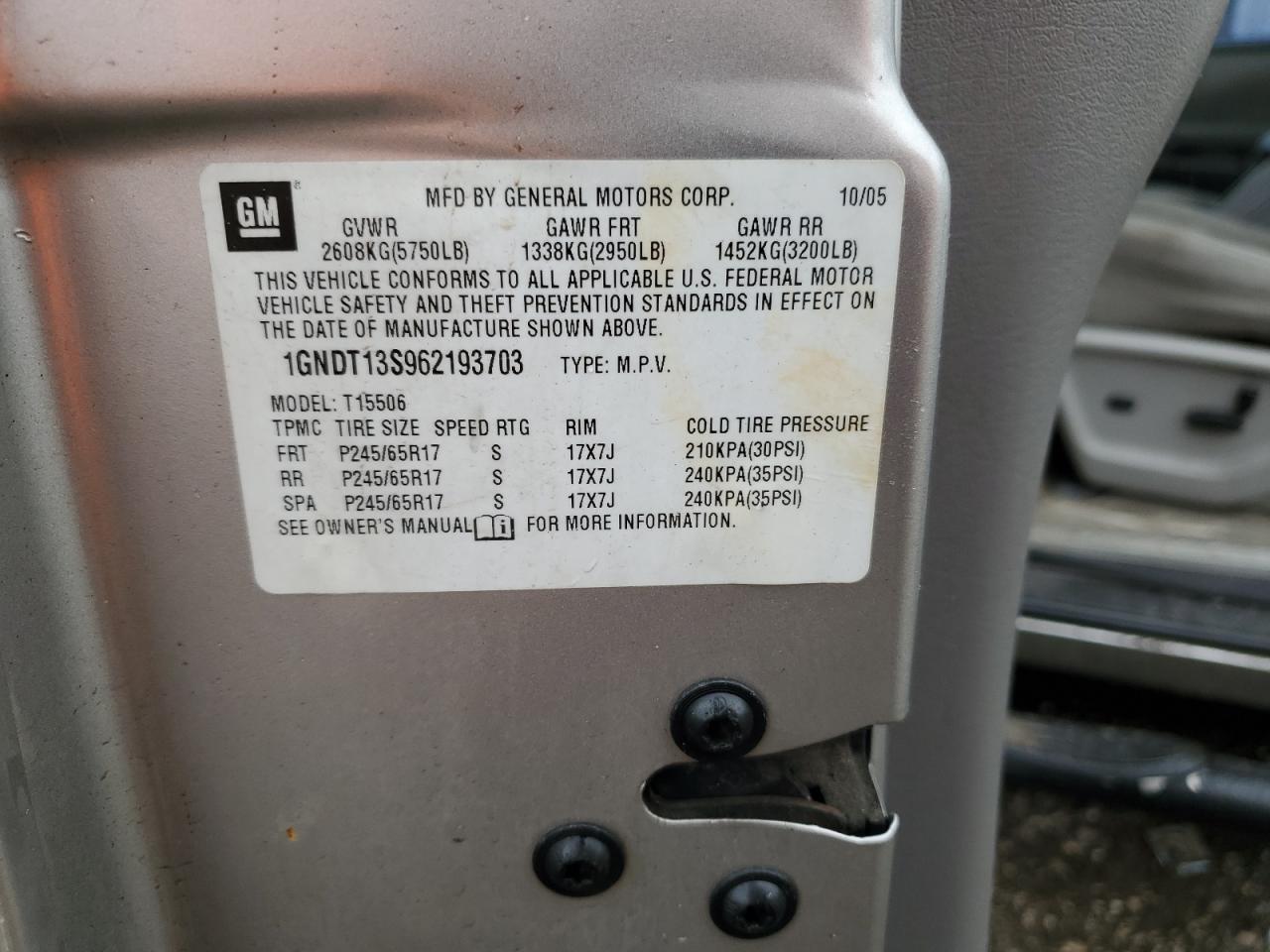 2006 Chevrolet TrailBlazer - Image 13