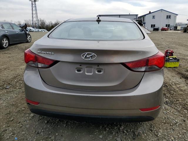 Sedans HYUNDAI ELANTRA 2016 tan
