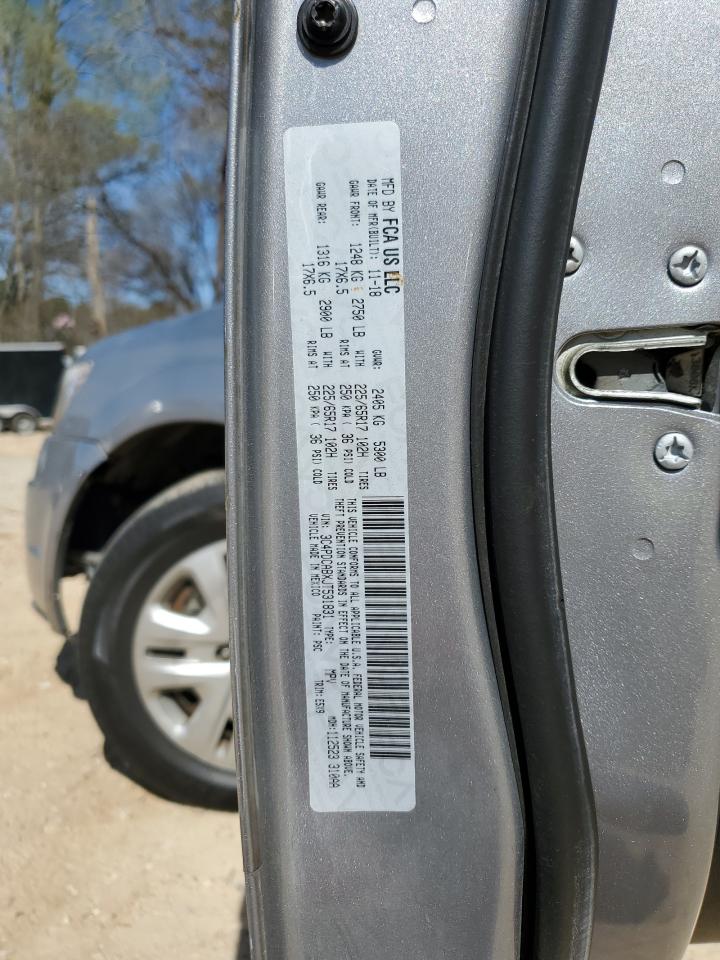 2018 Dodge Journey Se VIN: 3C4PDCABXJT531831 Lot: 50736085