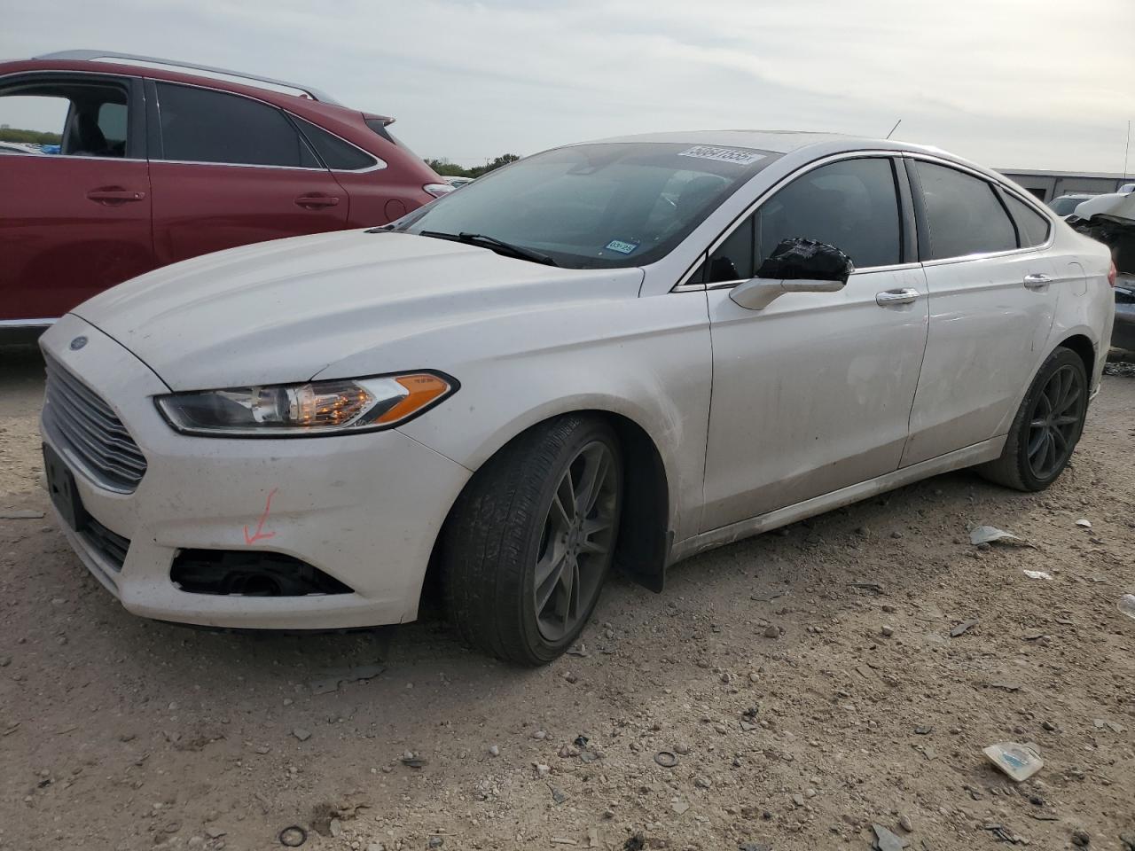 2014 Ford Fusion Titanium zu verkaufen in San Antonio, TX - Frame Damage