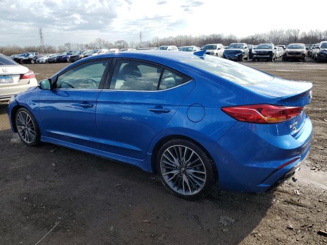  HYUNDAI ELANTRA 2018 Синий