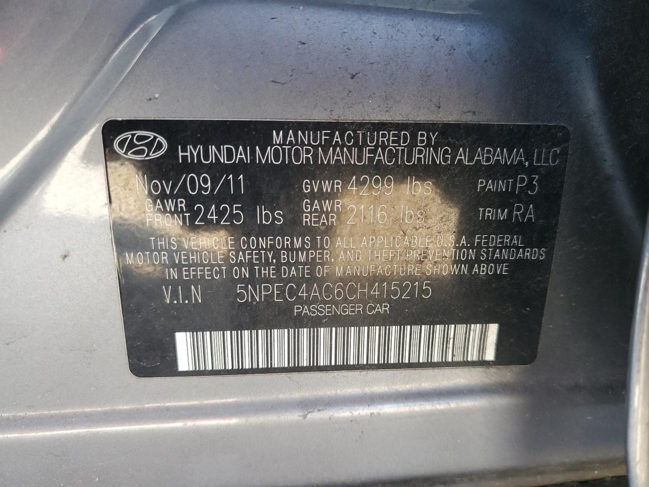 2012 Hyundai Sonata - Image 14