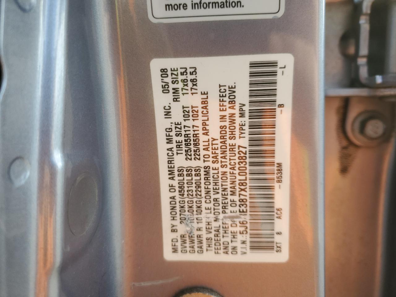 2008 Honda CR-V - Image 16