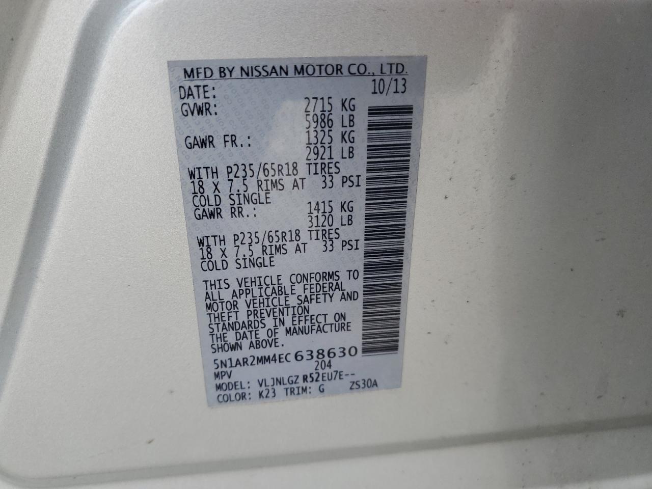 2014 Nissan Pathfinder - Image 13