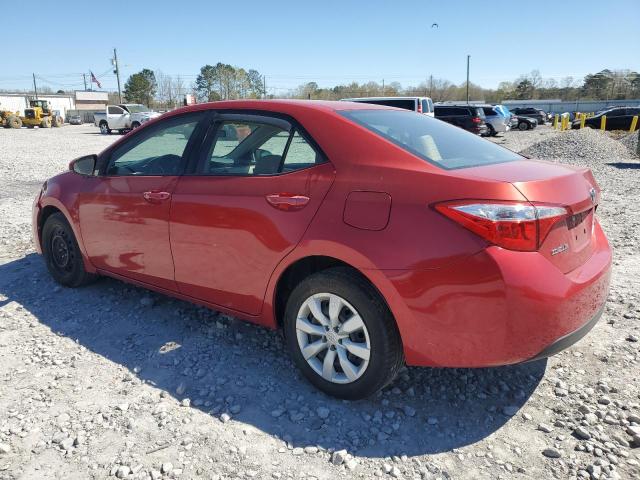 Седаны TOYOTA COROLLA 2016 Красный