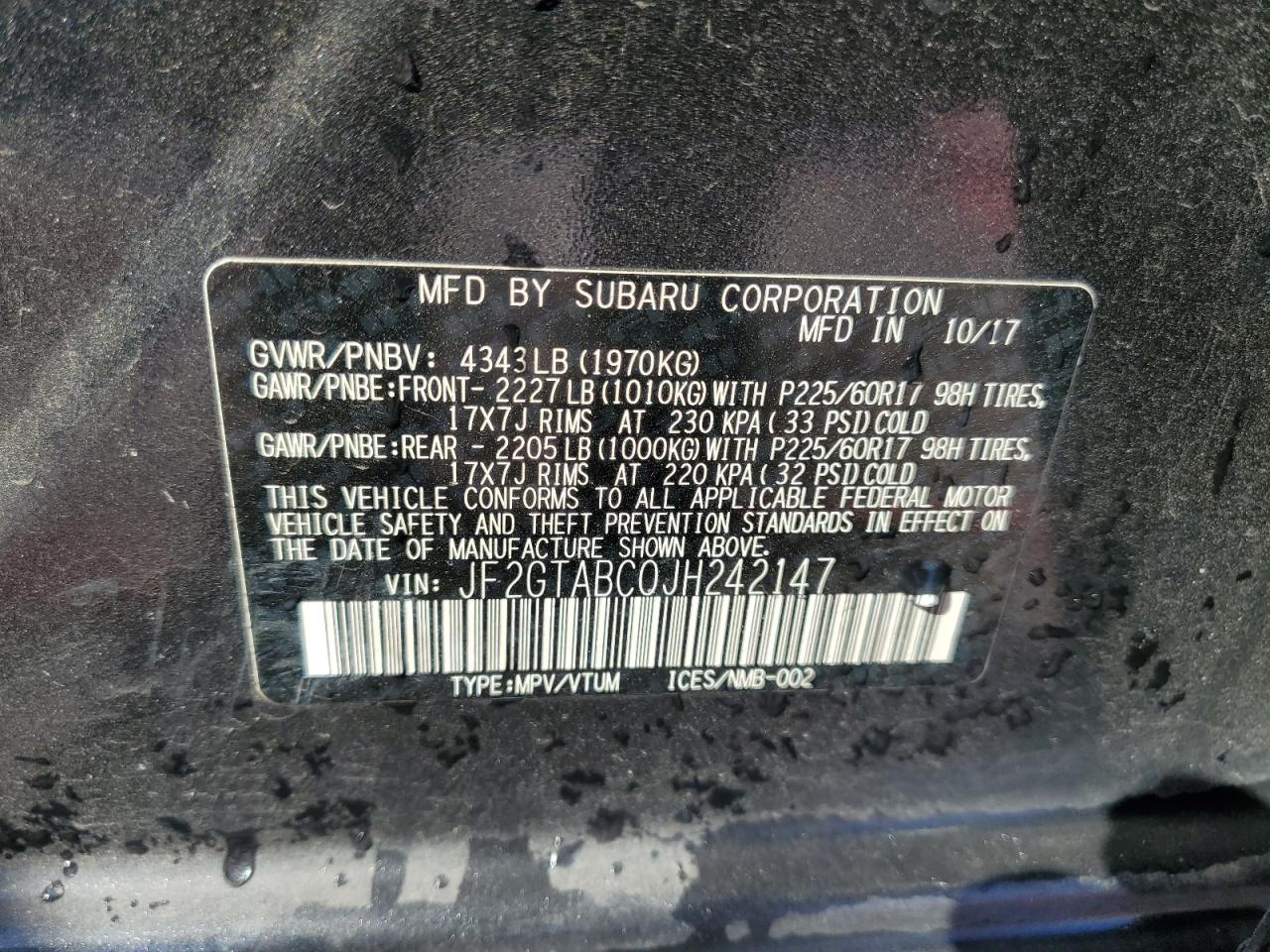 2018 Subaru XV - Image 13