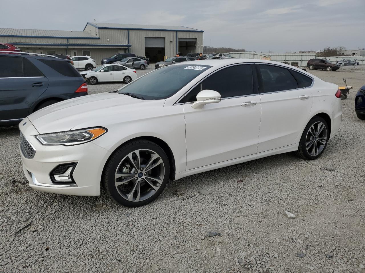 2020 Ford Fusion Titanium na sprzedaż w Earlington, KY - Hail