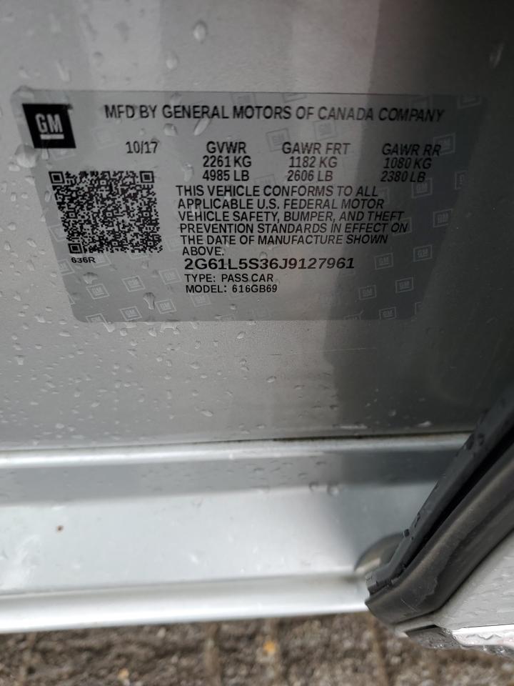 2018 Cadillac Xts VIN: 2G61L5S36J9127961 Lot: 50048595