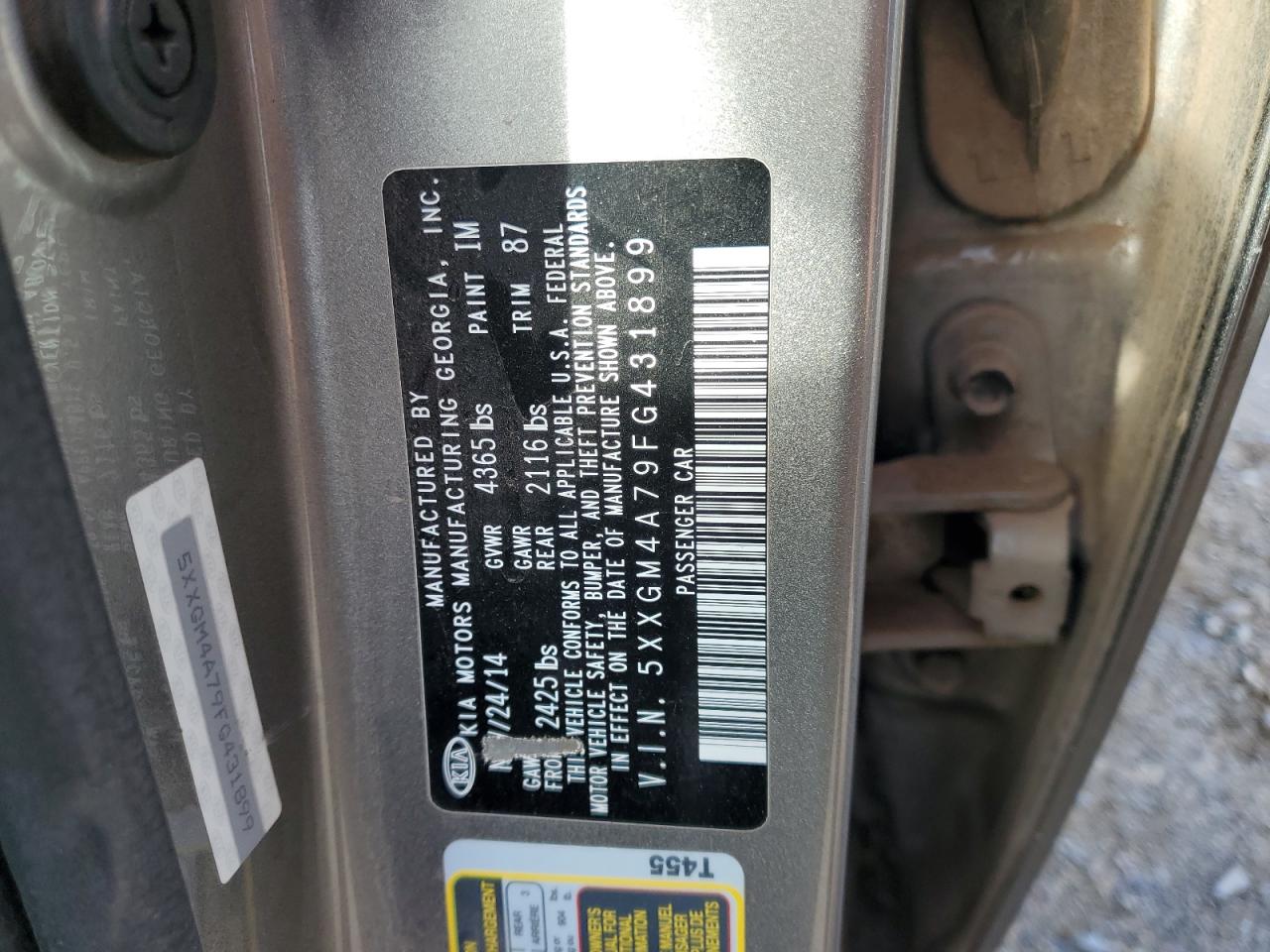2015 Kia Optima - Image 12