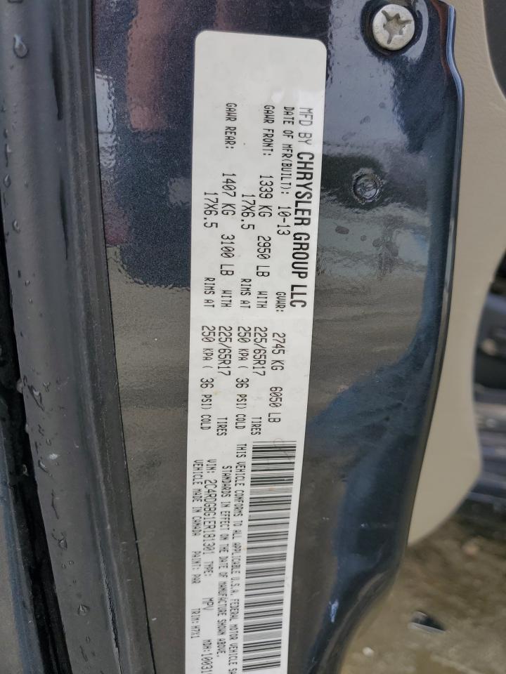 2014 Dodge Grand Caravan Se VIN: 2C4RDGBG1ER181301 Lot: 49547615