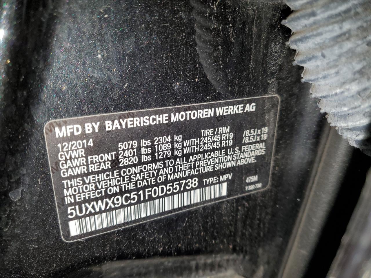 2015 BMW X3 - Image 13