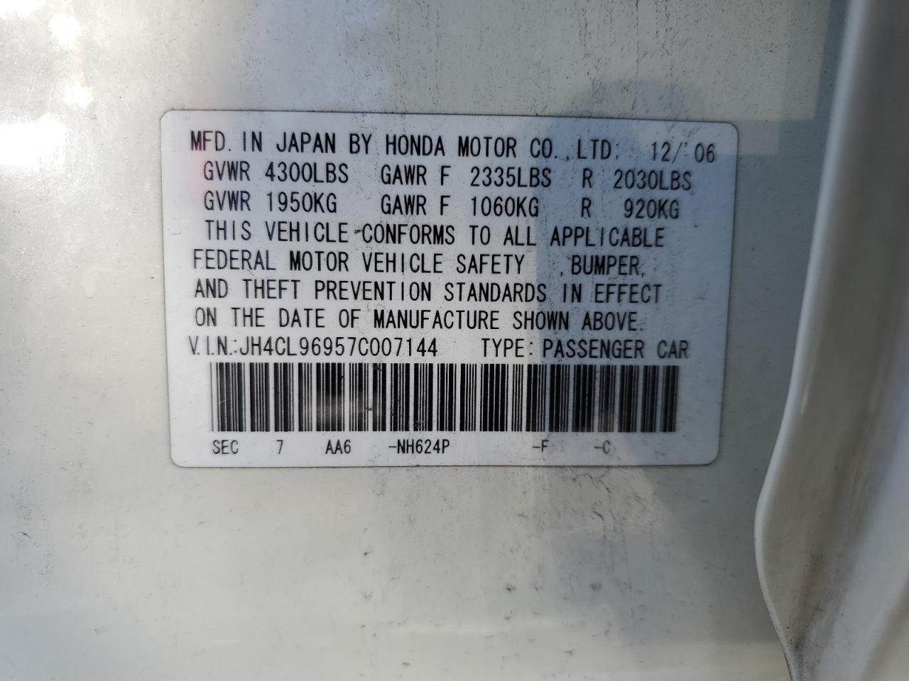 2007 Acura TSX - Image 13