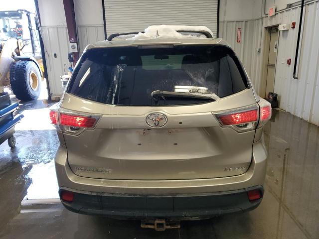  TOYOTA HIGHLANDER 2015 Золотий