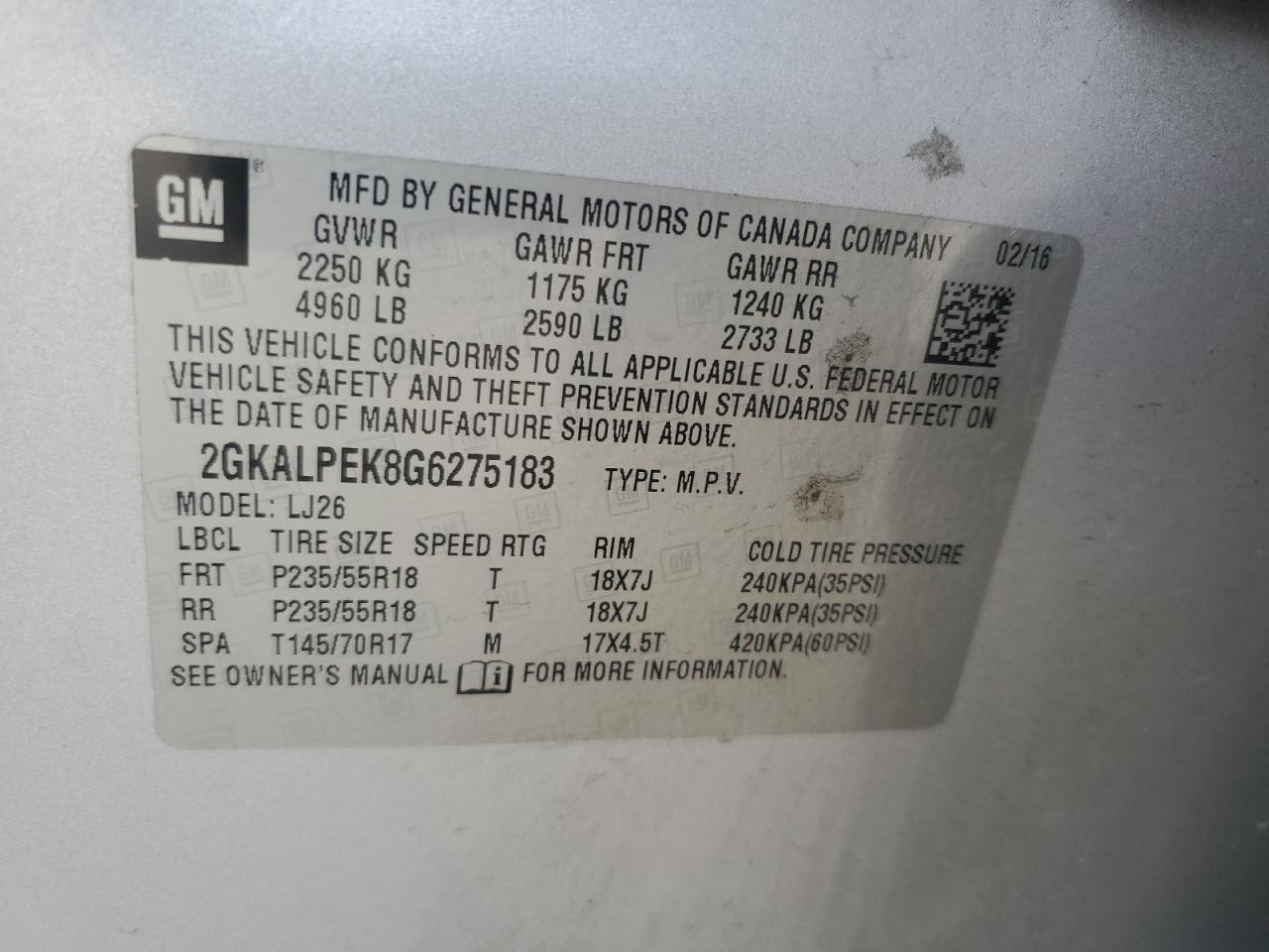 2016 GMC Terrain - Image 15