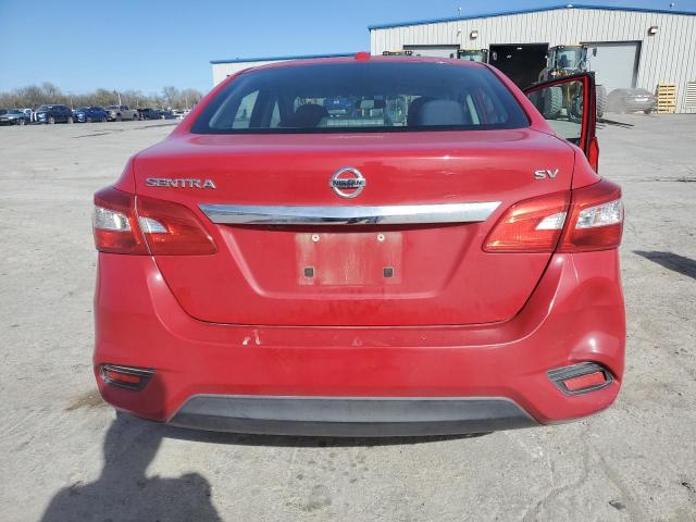  NISSAN SENTRA 2018 Красный