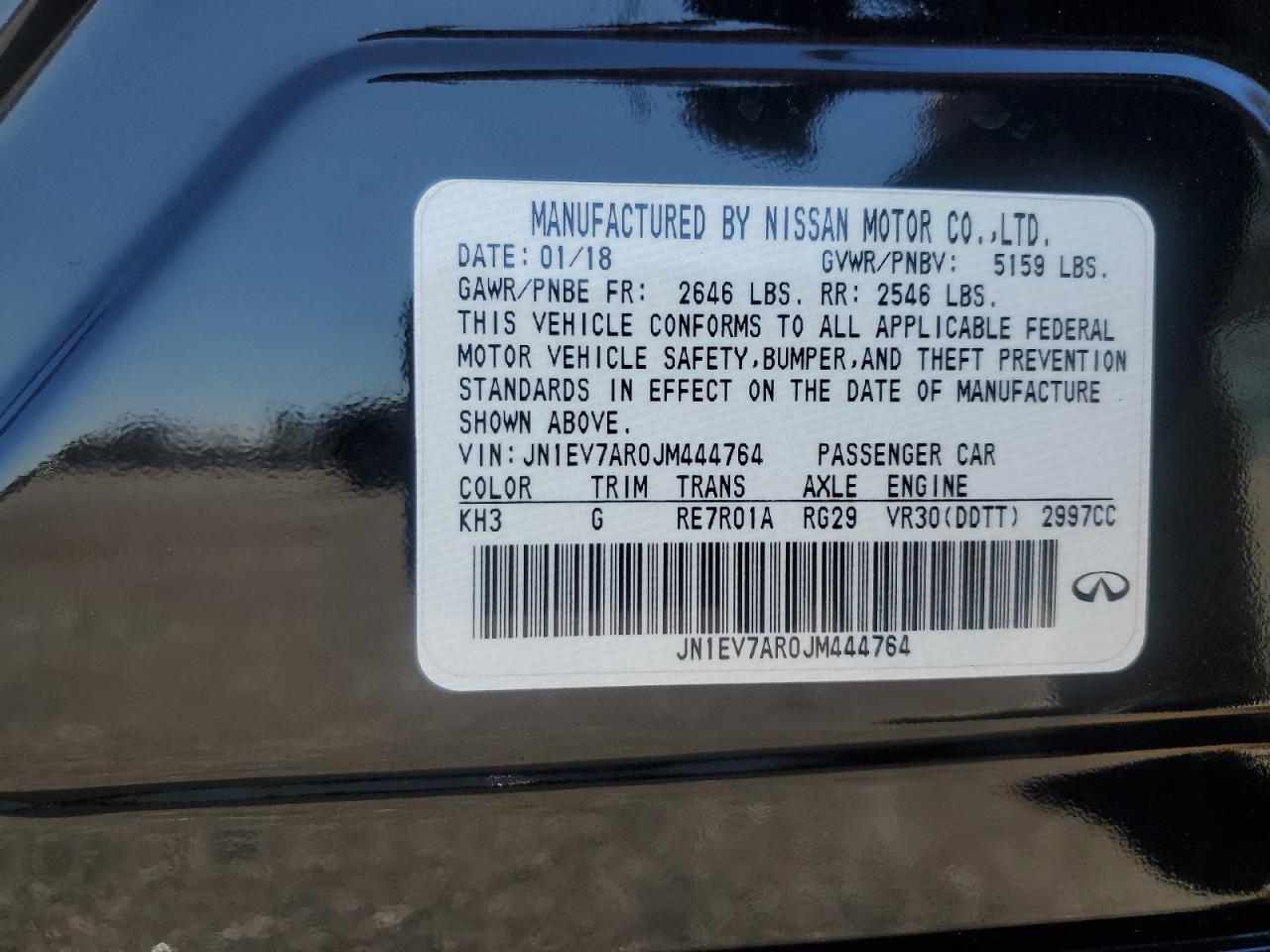 2018 Infiniti Q50 - Image 13