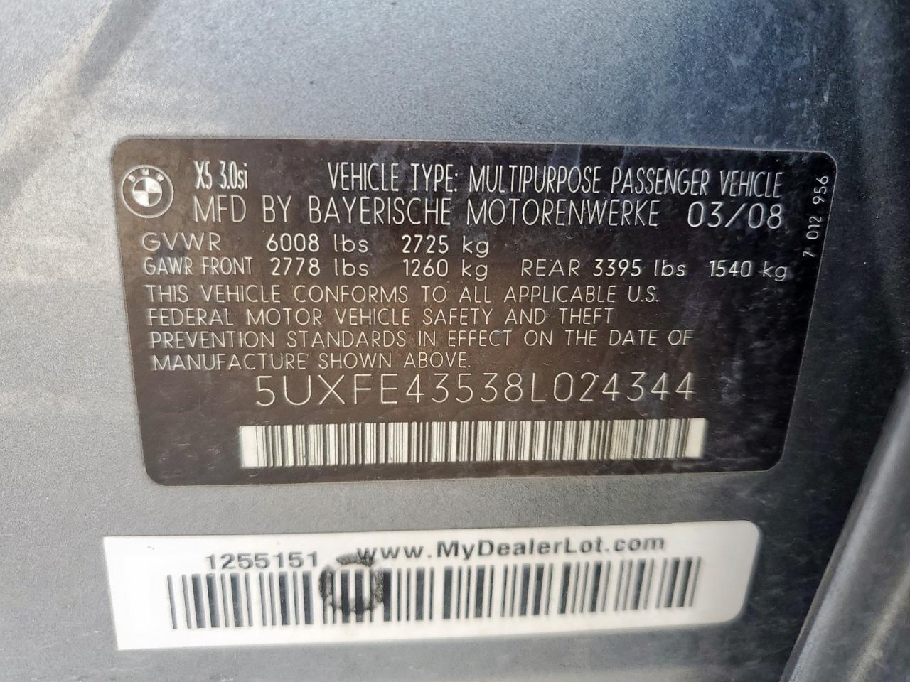 2008 BMW X5 - Image 13