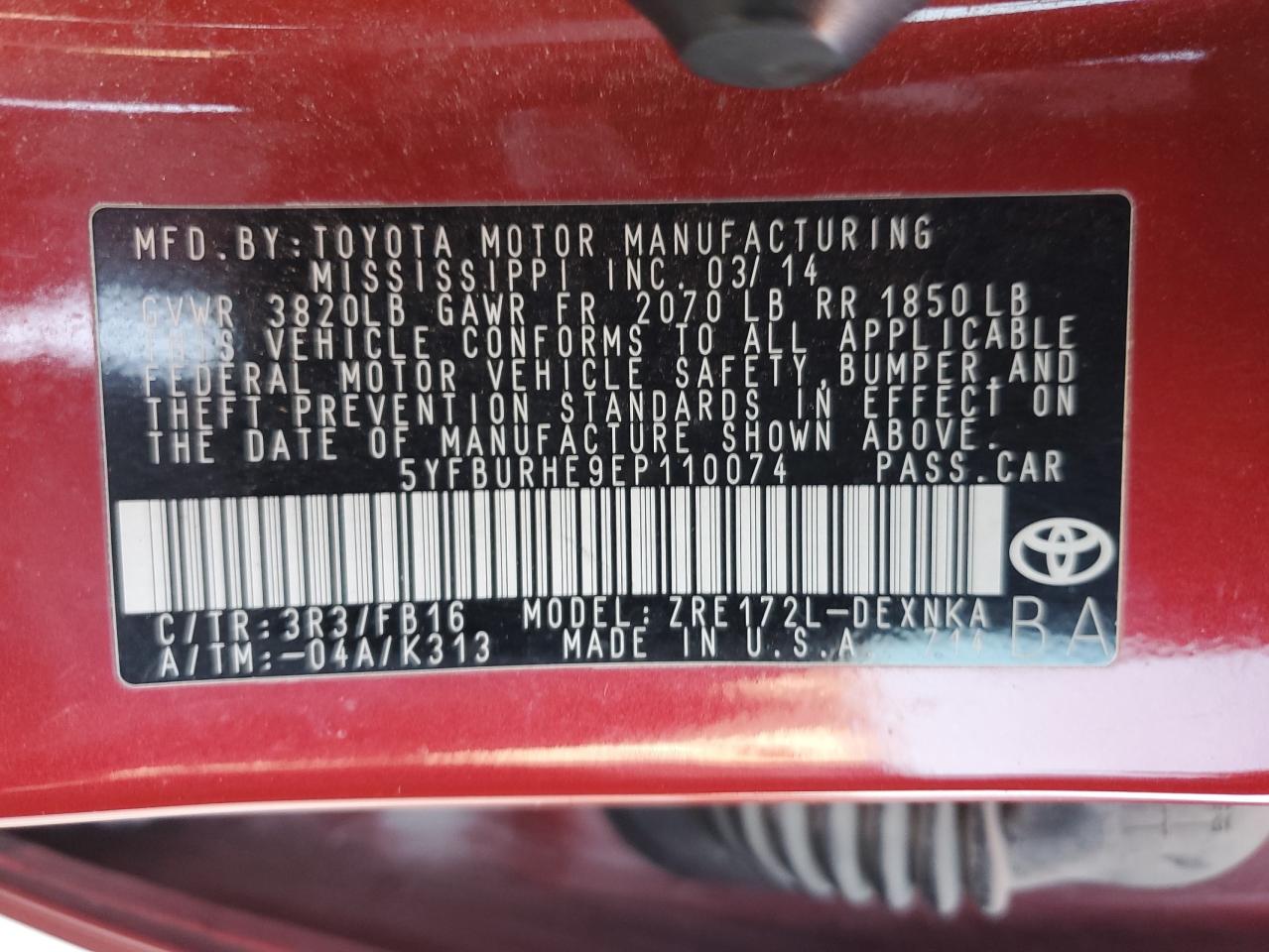 2014 Toyota Corolla - Image 12