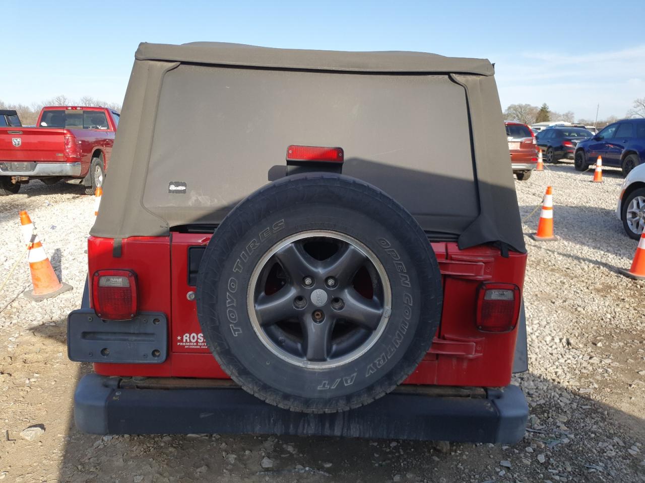 2004 Jeep Wrangler X VIN: 1J4FA39S84P736382 Lot: 49553815