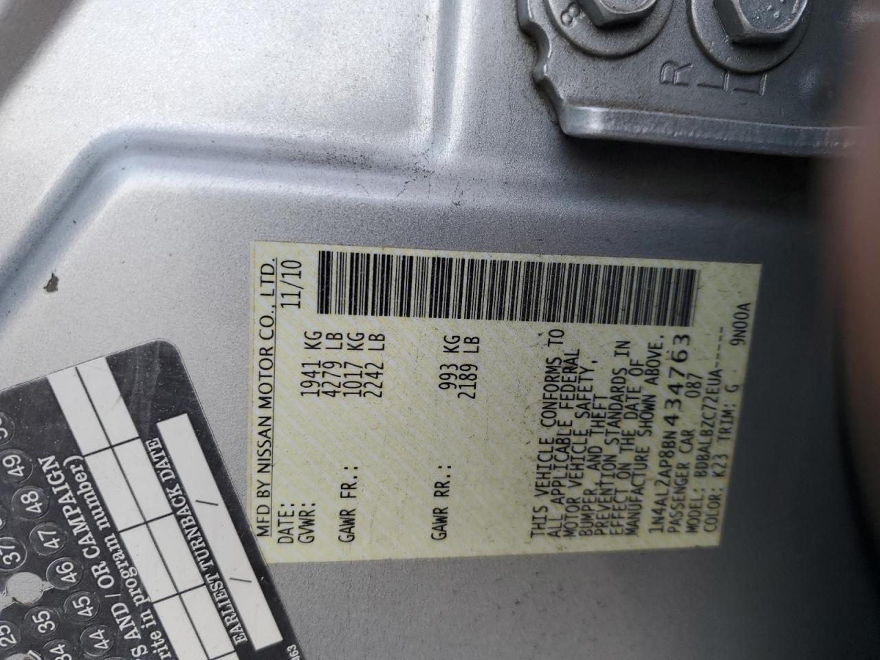2011 Nissan Altima - Image 13