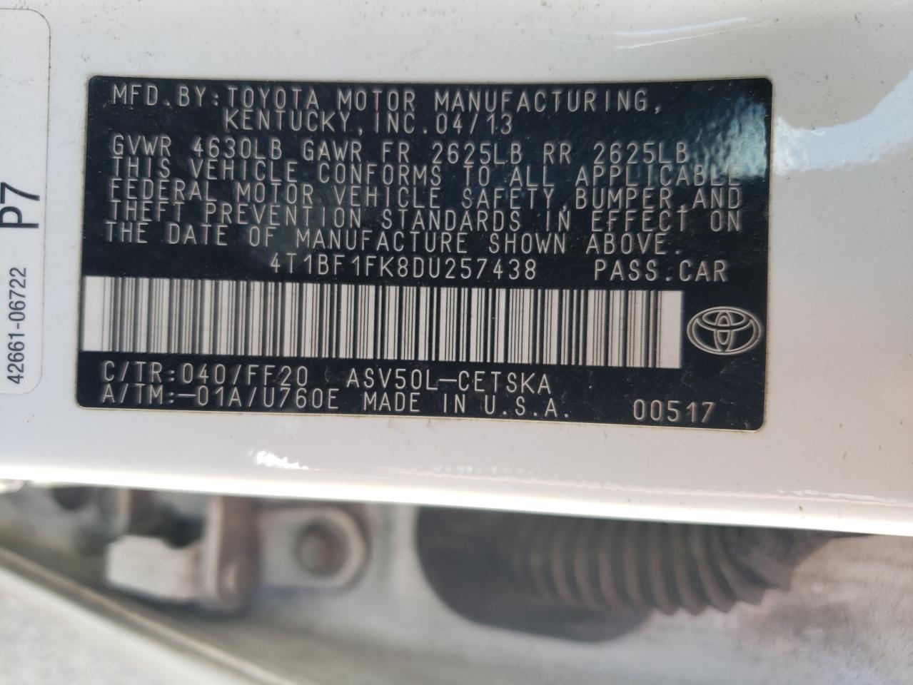 2013 Toyota Camry - Image 13