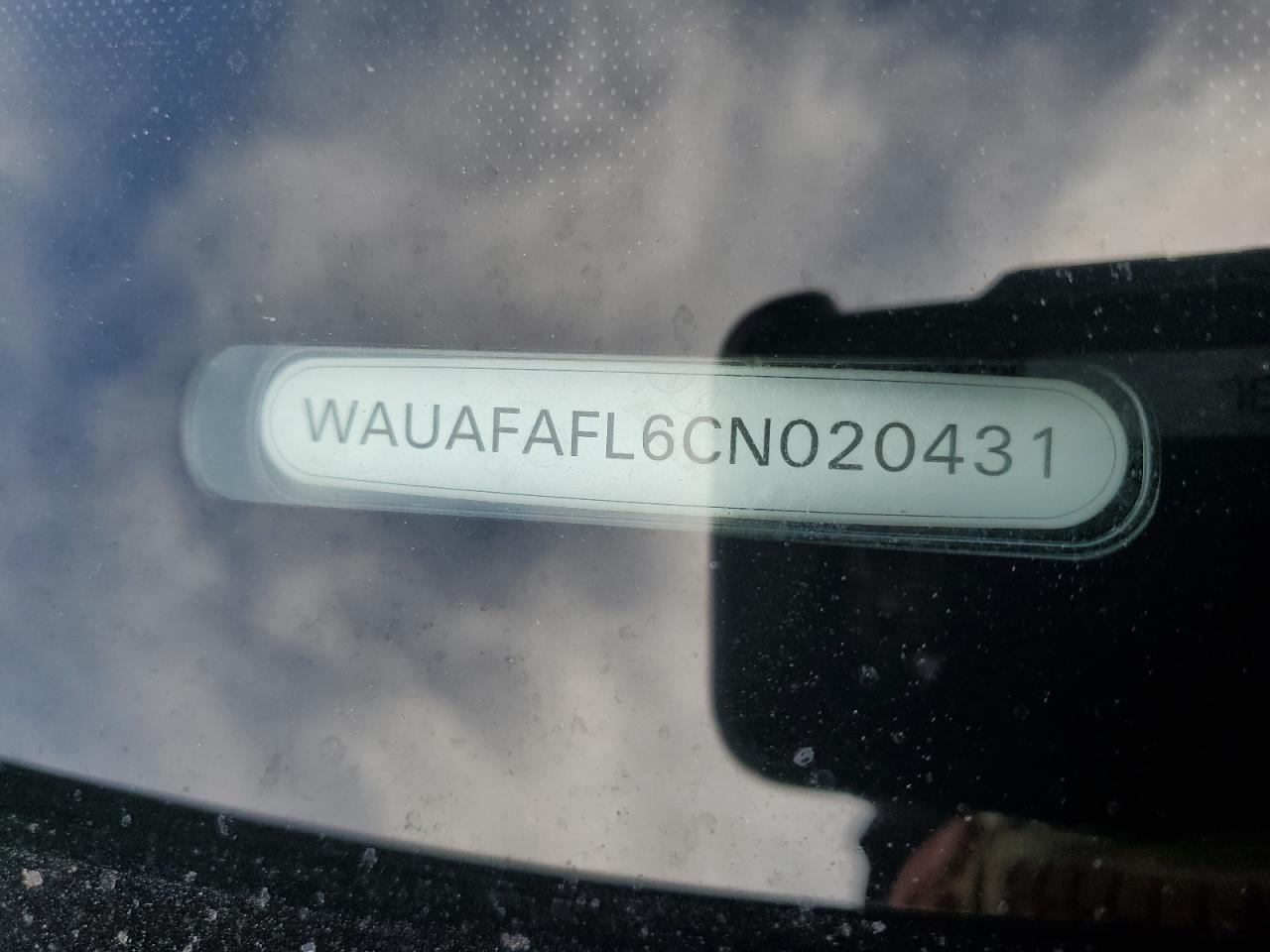 2012 Audi A4 Premium VIN: WAUAFAFL6CN020431 Lot: 89002605