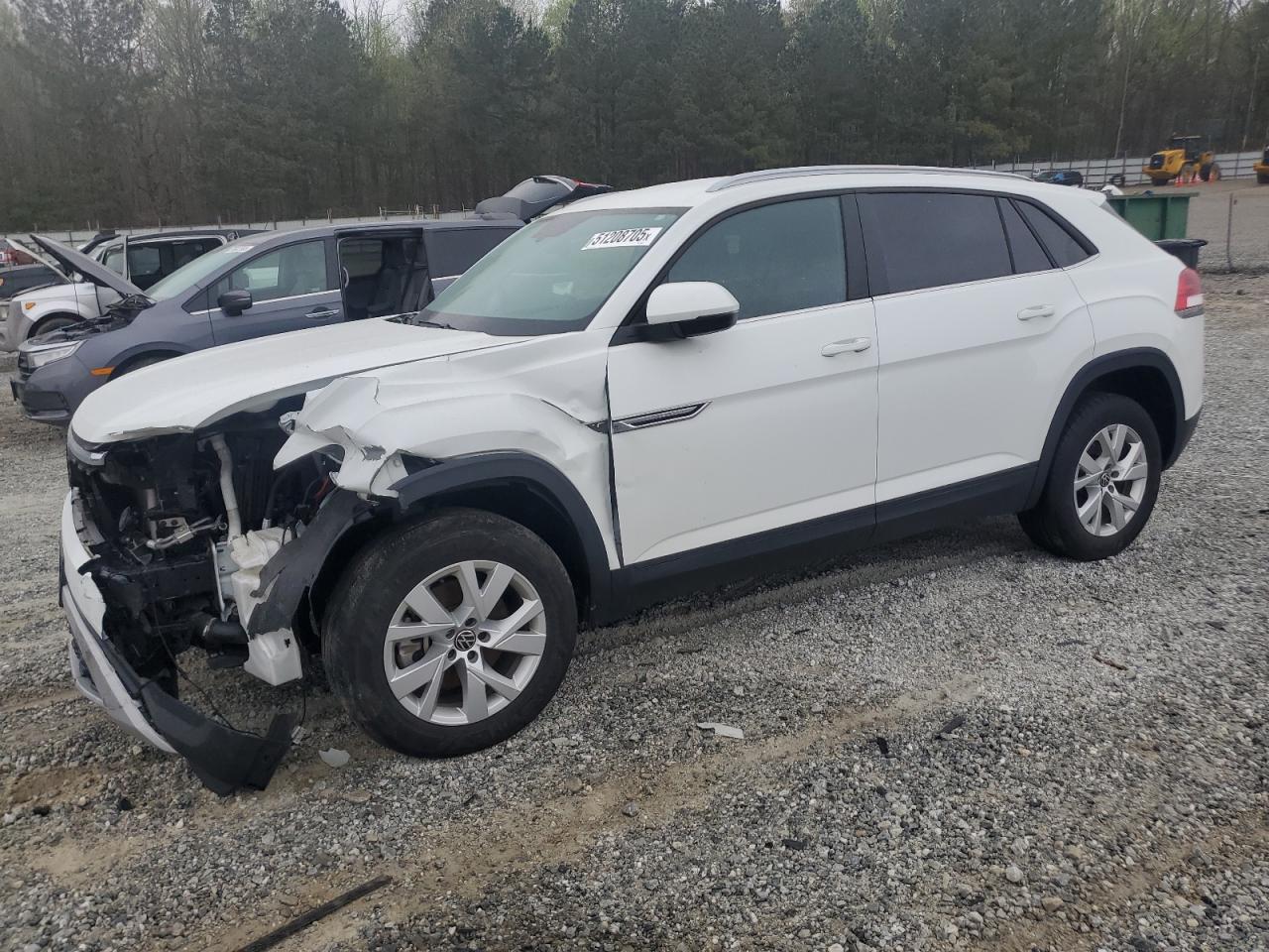 2021 Volkswagen Atlas Cross Sport S للبيع في Gainesville، GA - Front End