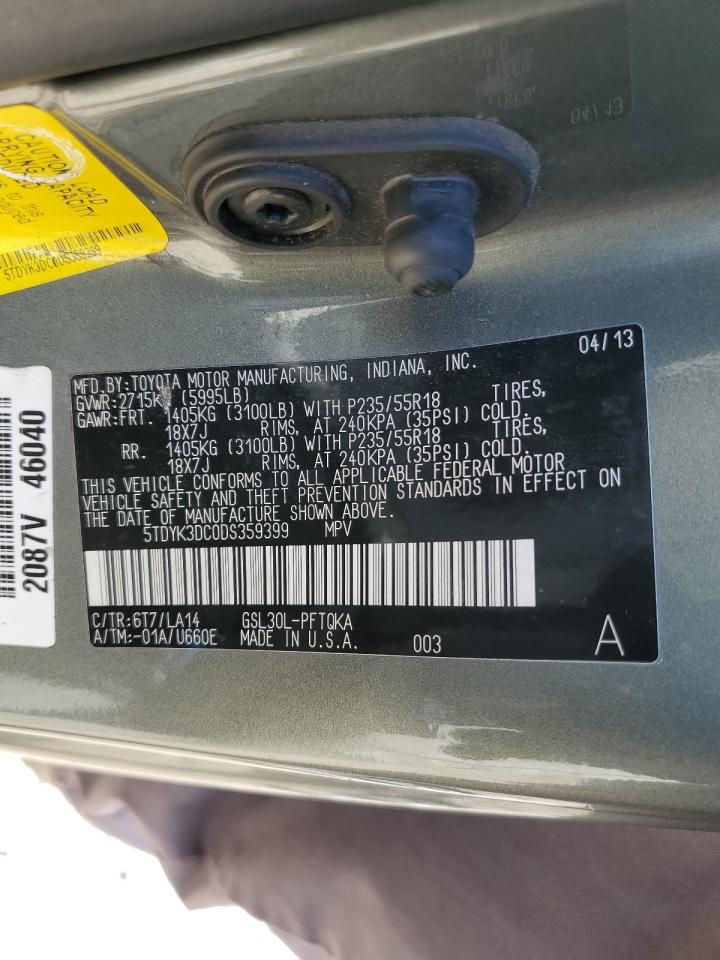2013 Toyota Sienna - Image 13