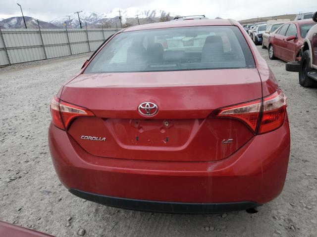  TOYOTA COROLLA 2017 Red